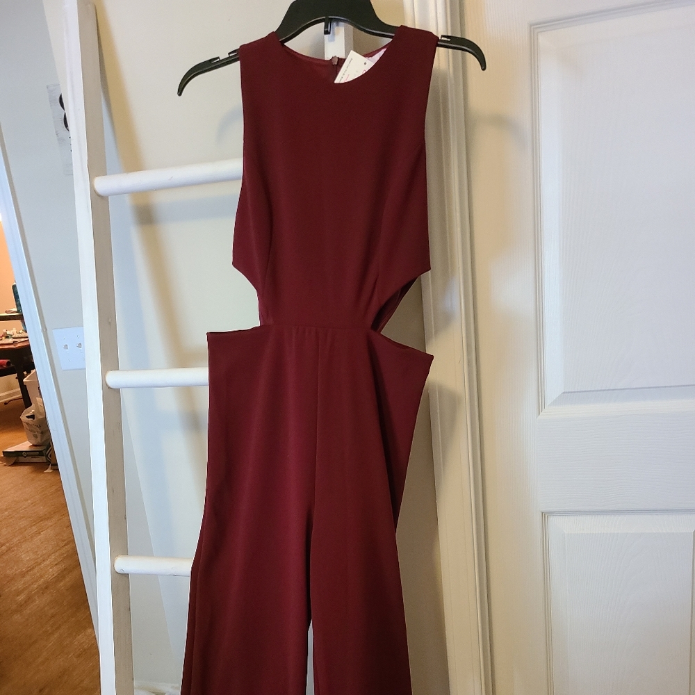 Wine Jumpsuit